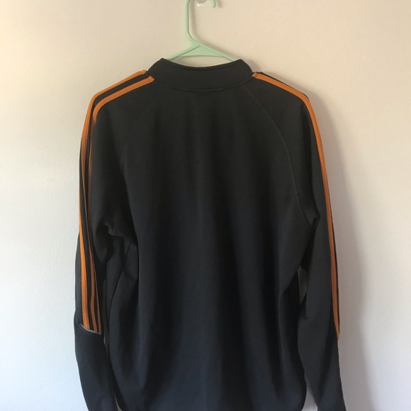 SOPD Adidas men’s shirt gray with orange stripes - Picture 6 of 6